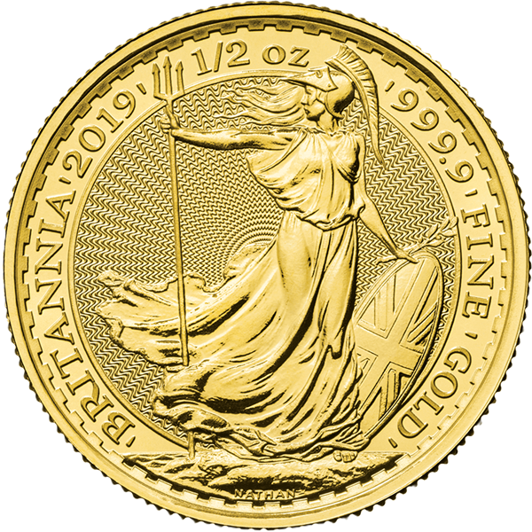 2022 1 oz Gold Britannia .9999 Gold Coin BU